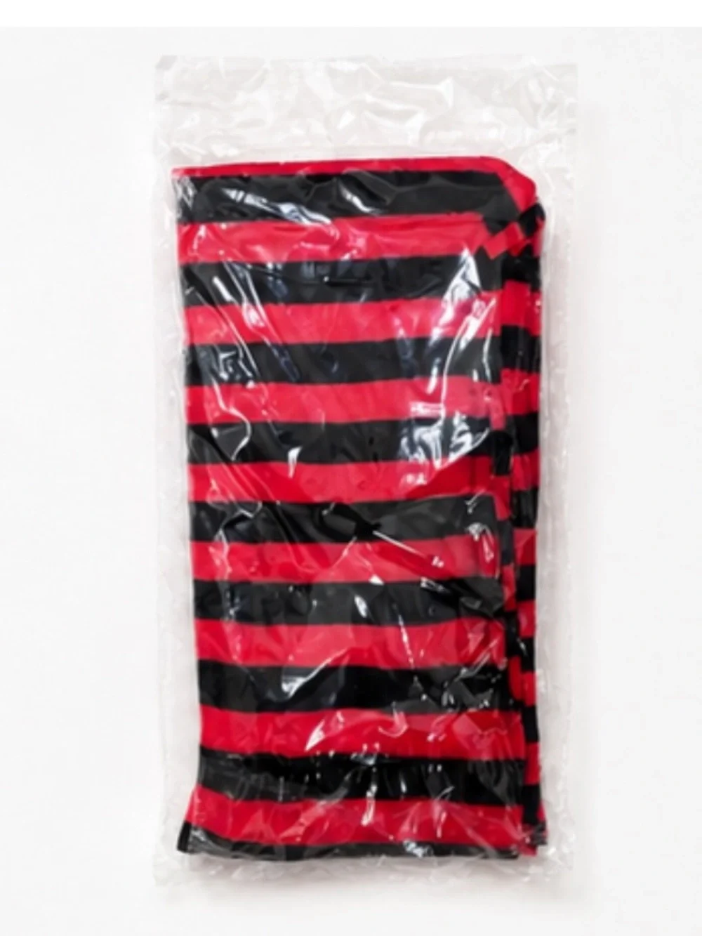 NEW - Bundle of 3 Striped Over-the-Knee Socks - Purple, Red, White/Bow